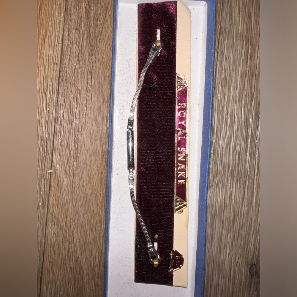 JB Champion 1/20, 12K GF Cocktail Watch Band..5 3/4" Vintage Royal Snake